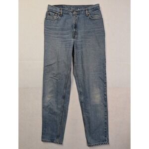 Levi's 550 Womens Jeans Size 14 L Relaxed Fit Tapered Leg High Rise Blue